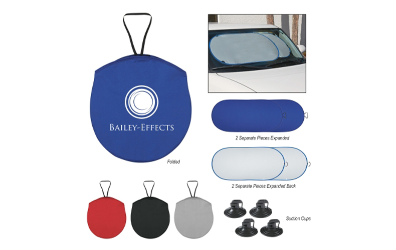 COLLAPSIBLE AUTOMOBILE SUN SHADES COLLAPSIBLE AUTOMOBILE SUN SHADES